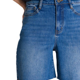 Short Denim High Rise Cowb Para Mujer Color Azul-4