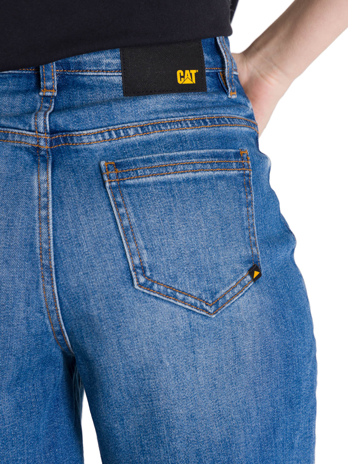 Short Denim High Rise Cowb Para Mujer Color Azul-5