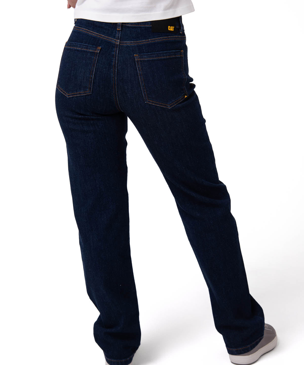 Pantalón Denim High-Rise Stra Para Mujer Color Azul-2