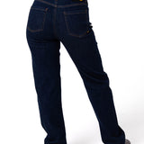 Pantalón Denim High-Rise Stra Para Mujer Color Azul-2
