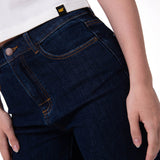 Pantalón Denim High-Rise Stra Para Mujer Color Azul-3