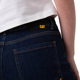Pantalón Denim High-Rise Stra Para Mujer Color Azul-4