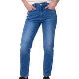 Pantalón Denim High-Rise Str Para Mujer Color Azul-1