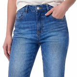 Pantalón Denim High-Rise Str Para Mujer Color Azul-4