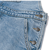Overol Denim Bib Dress Para Mujer Color Azul