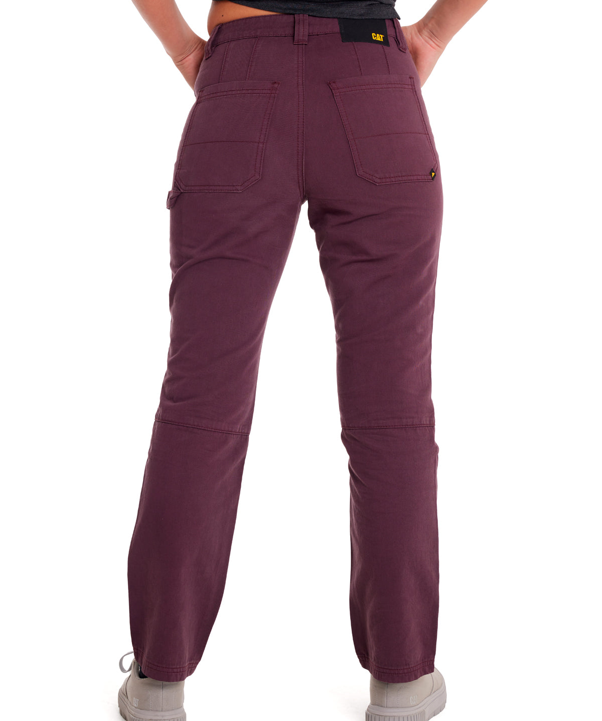 Pantalón Double Front Utility Para Mujer Color Morado-3