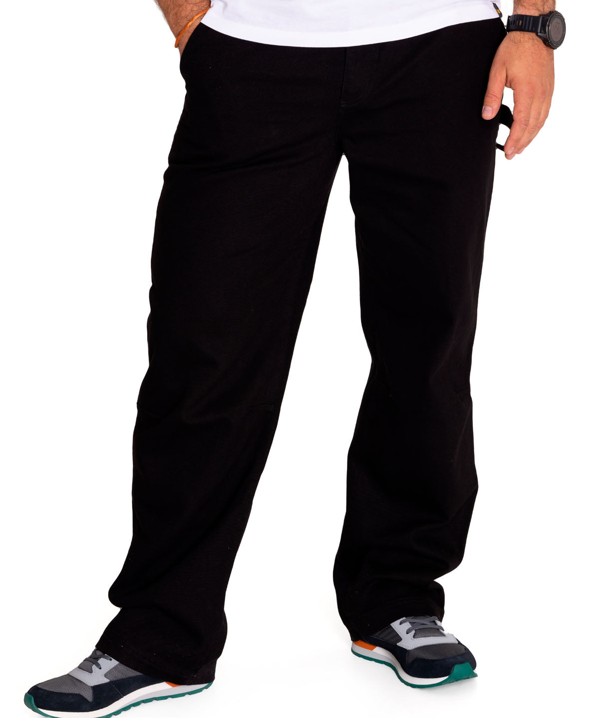 Pantalón Twill Carpenter Stra Para Hombre Color Negro-1