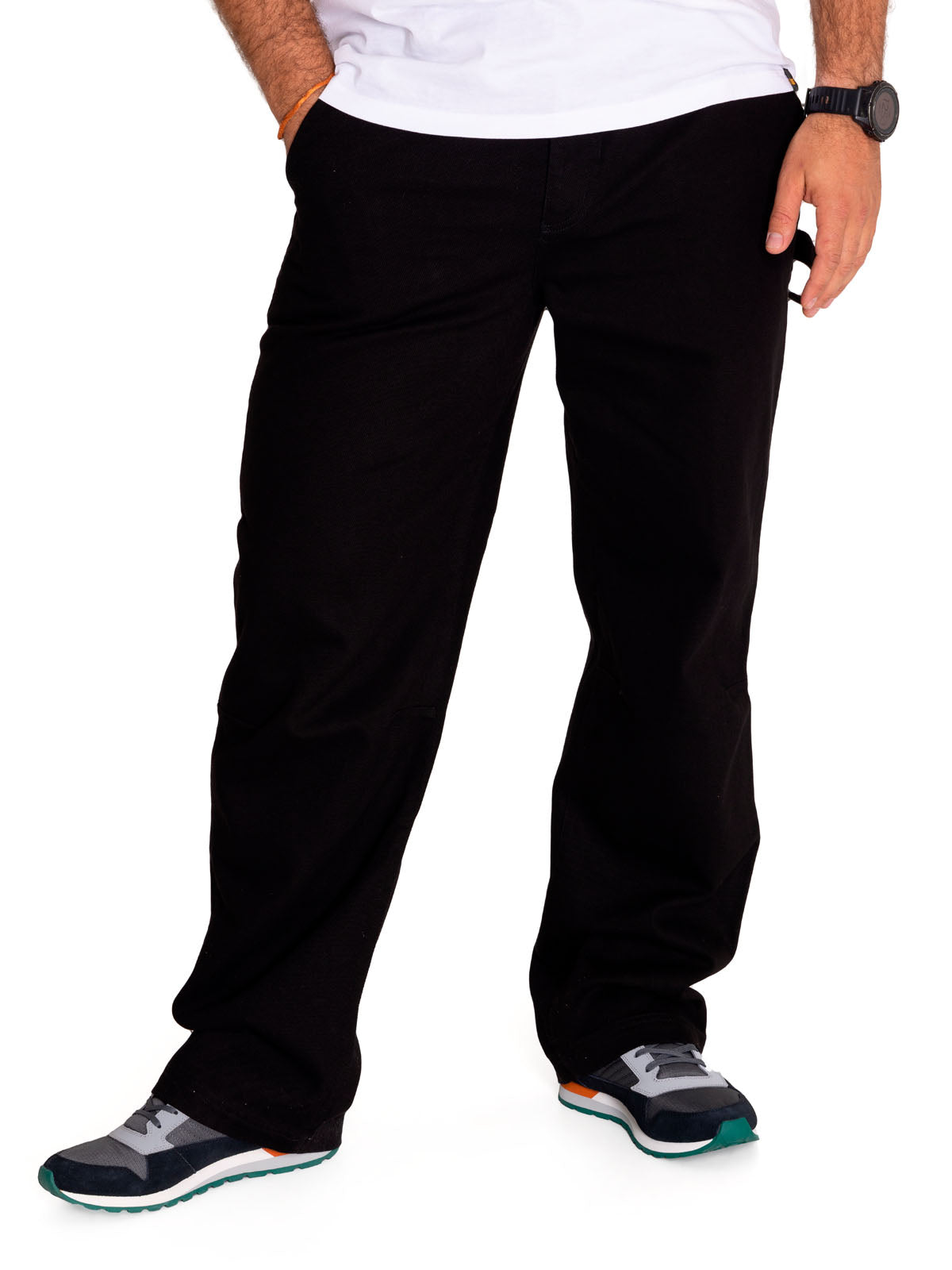 Pantalón Twill Carpenter Stra Para Hombre Color Negro-1