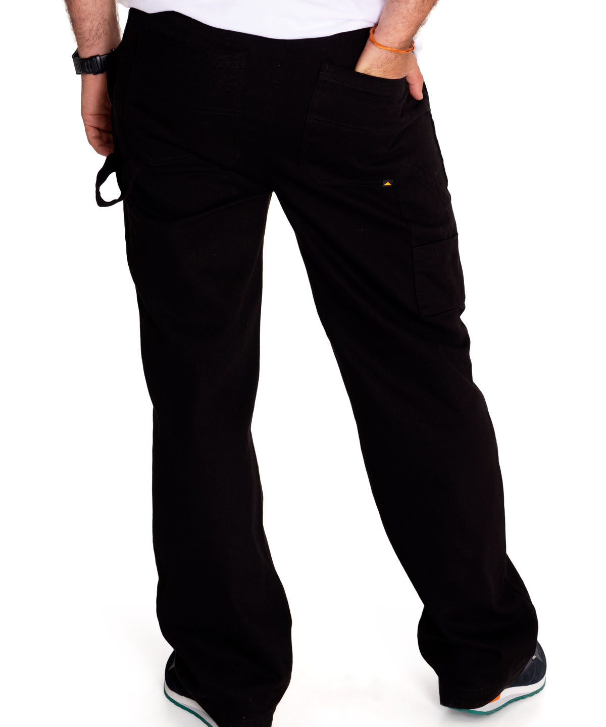 Pantalón Twill Carpenter Stra Para Hombre Color Negro-3