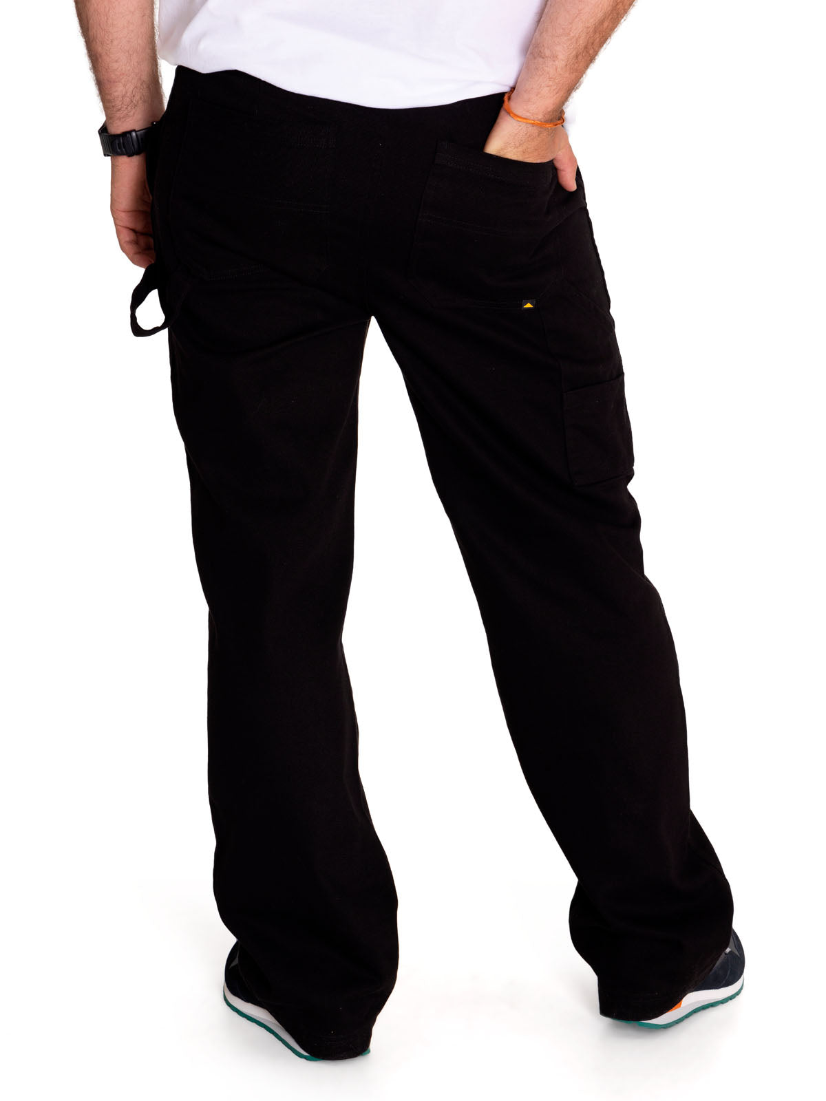 Pantalón Twill Carpenter Stra Para Hombre Color Negro-3