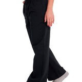 Pantalón Wide Leg Stretch Chi Para Mujer Color Negro-2