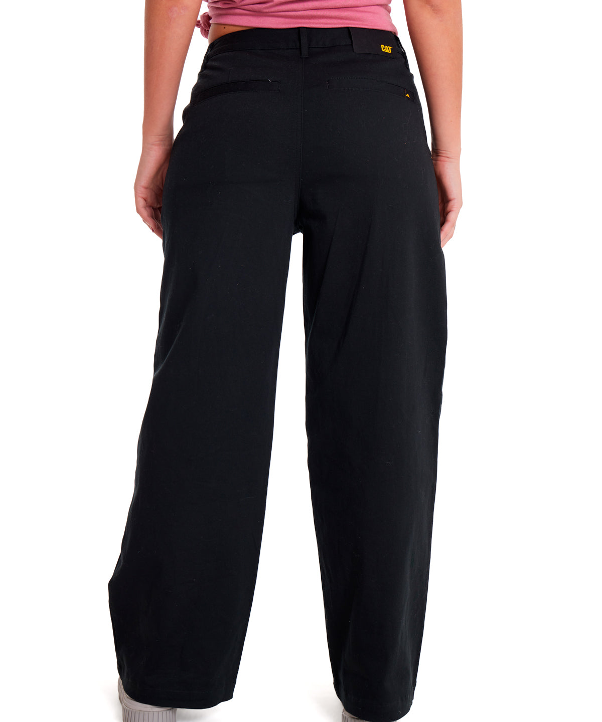 Pantalón Wide Leg Stretch Chi Para Mujer Color Negro-3