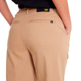 Pantalón Wide Leg Stretch Chi Para Mujer Color Beige-4