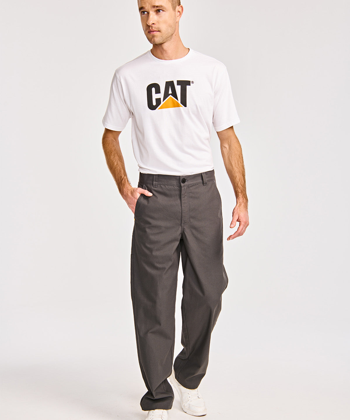 Pantalón Relaxed Twill Utilit Para Hombre Color Negro-5