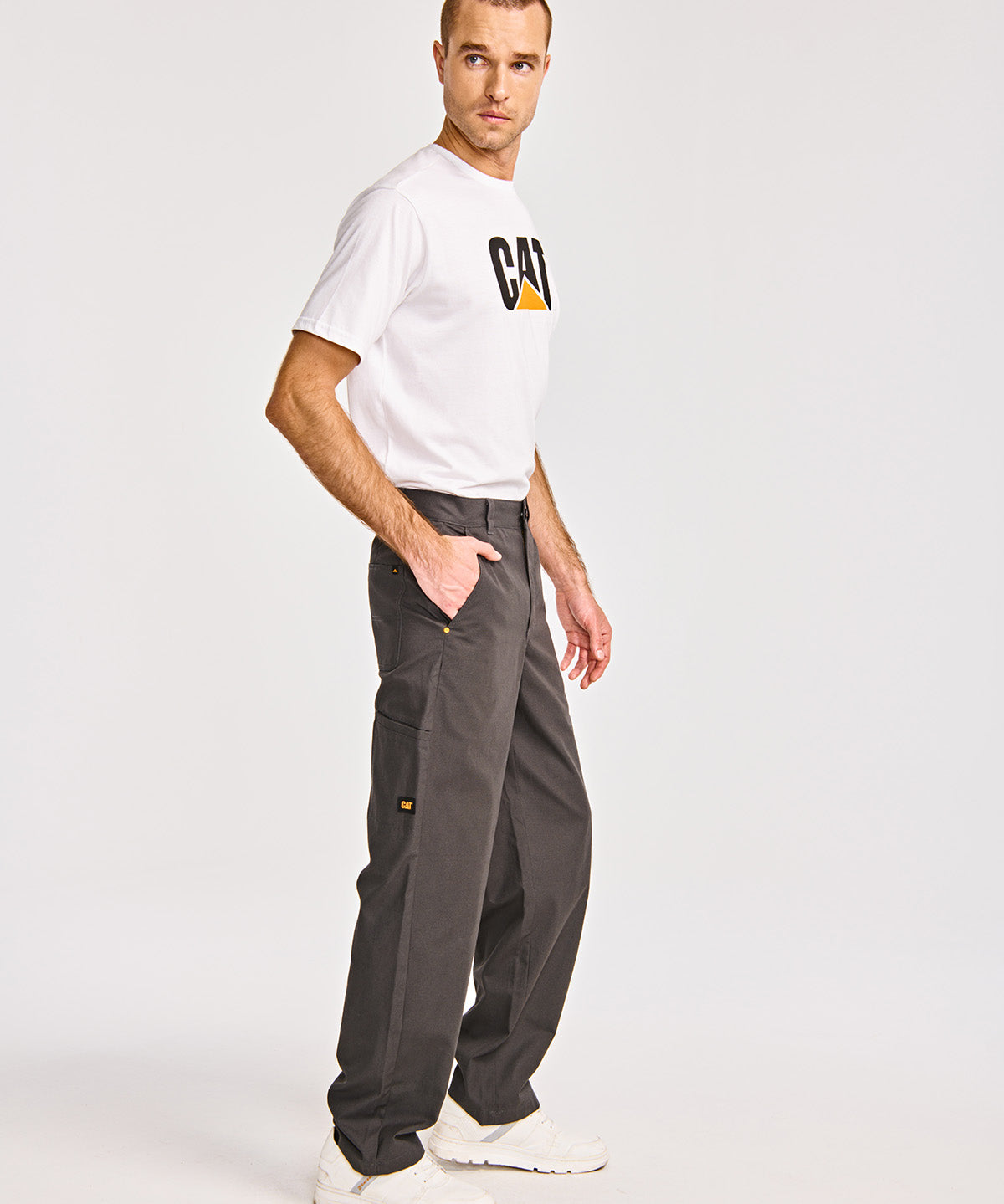 Pantalón Relaxed Twill Utilit Para Hombre Color Negro-6