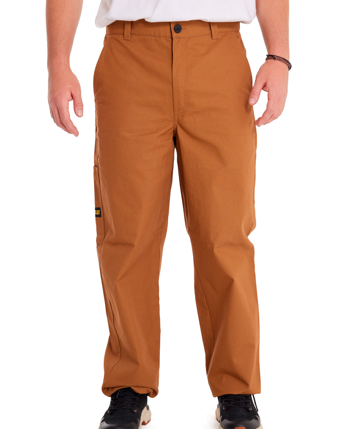 Pantalón Relaxed Twill Utilit Para Hombre Color Café-1