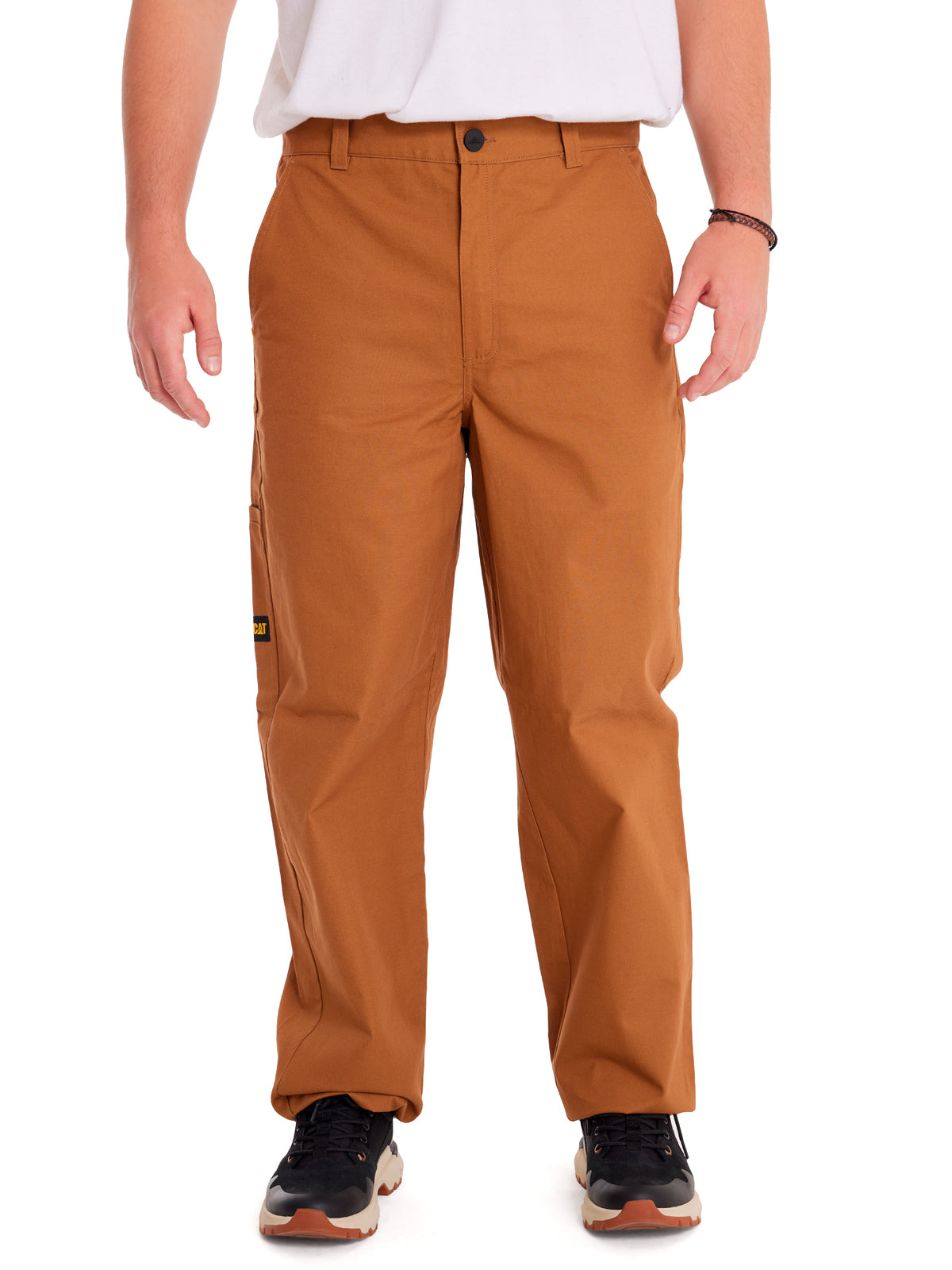 Pantalón Relaxed Twill Utilit Para Hombre Color Café-1