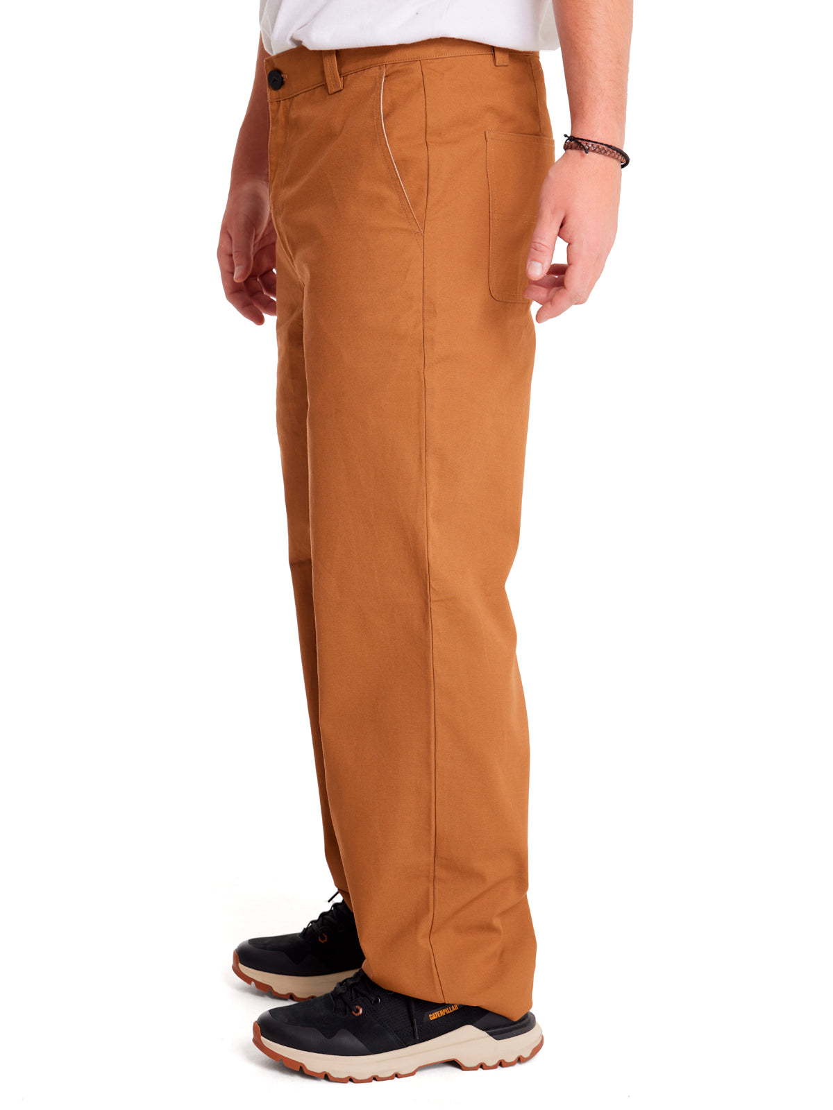 Pantalón Relaxed Twill Utilit Para Hombre Color Café-2