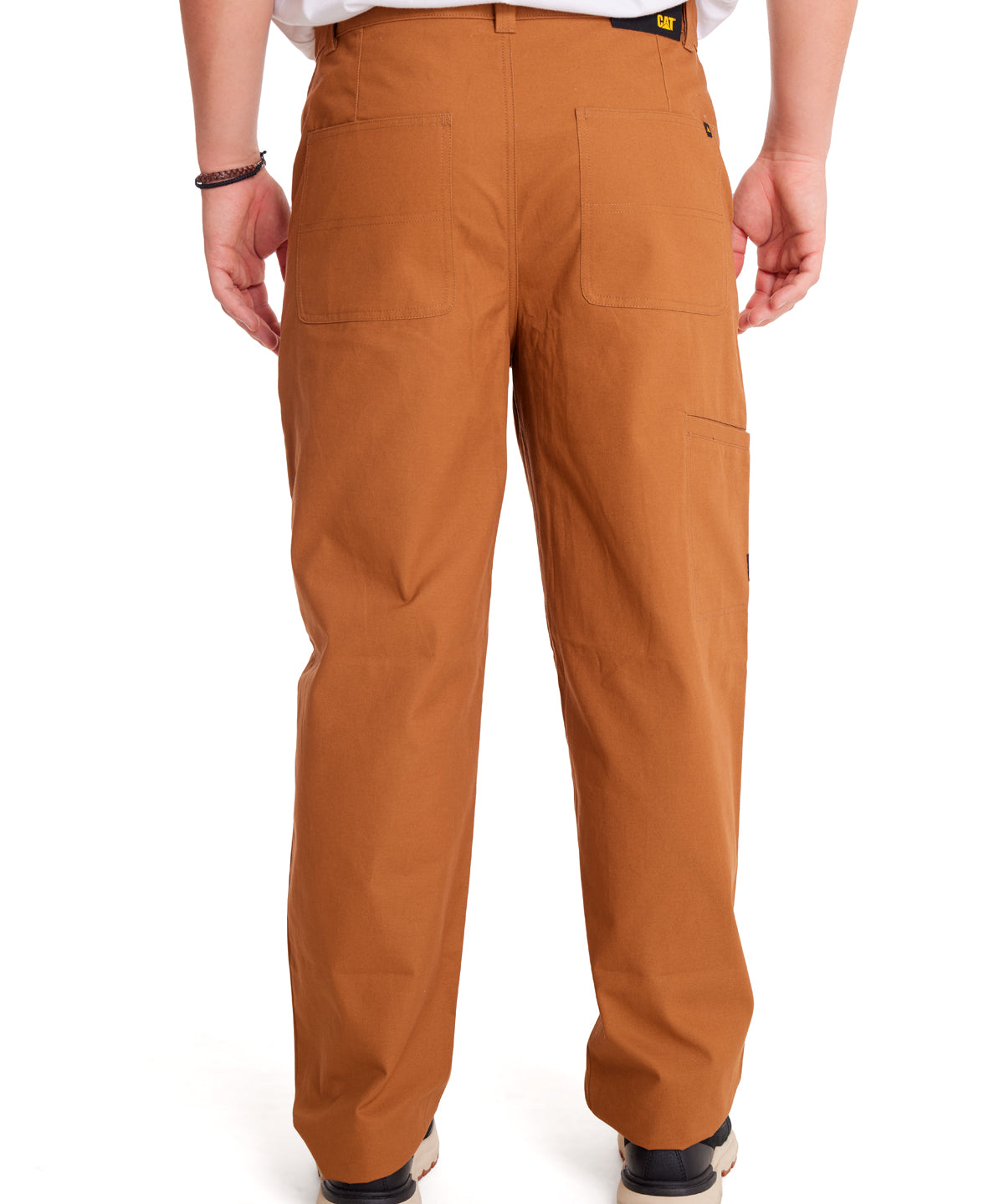 Pantalón Relaxed Twill Utilit Para Hombre Color Café-3