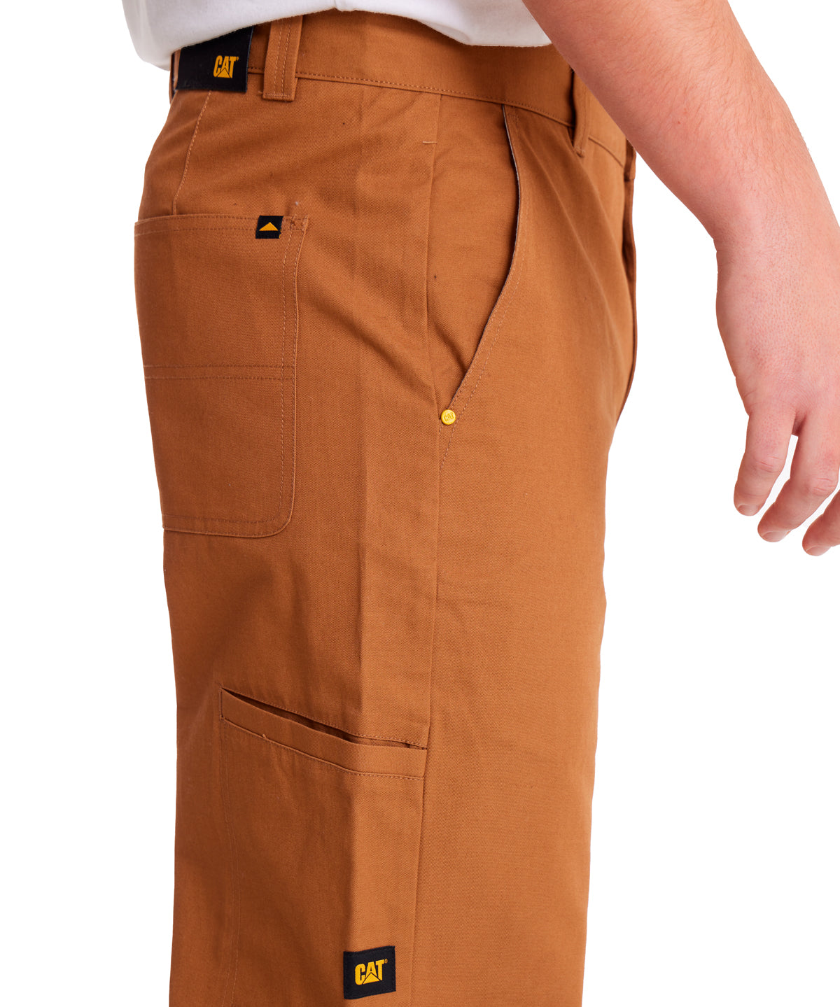 Pantalón Relaxed Twill Utilit Para Hombre Color Café-4