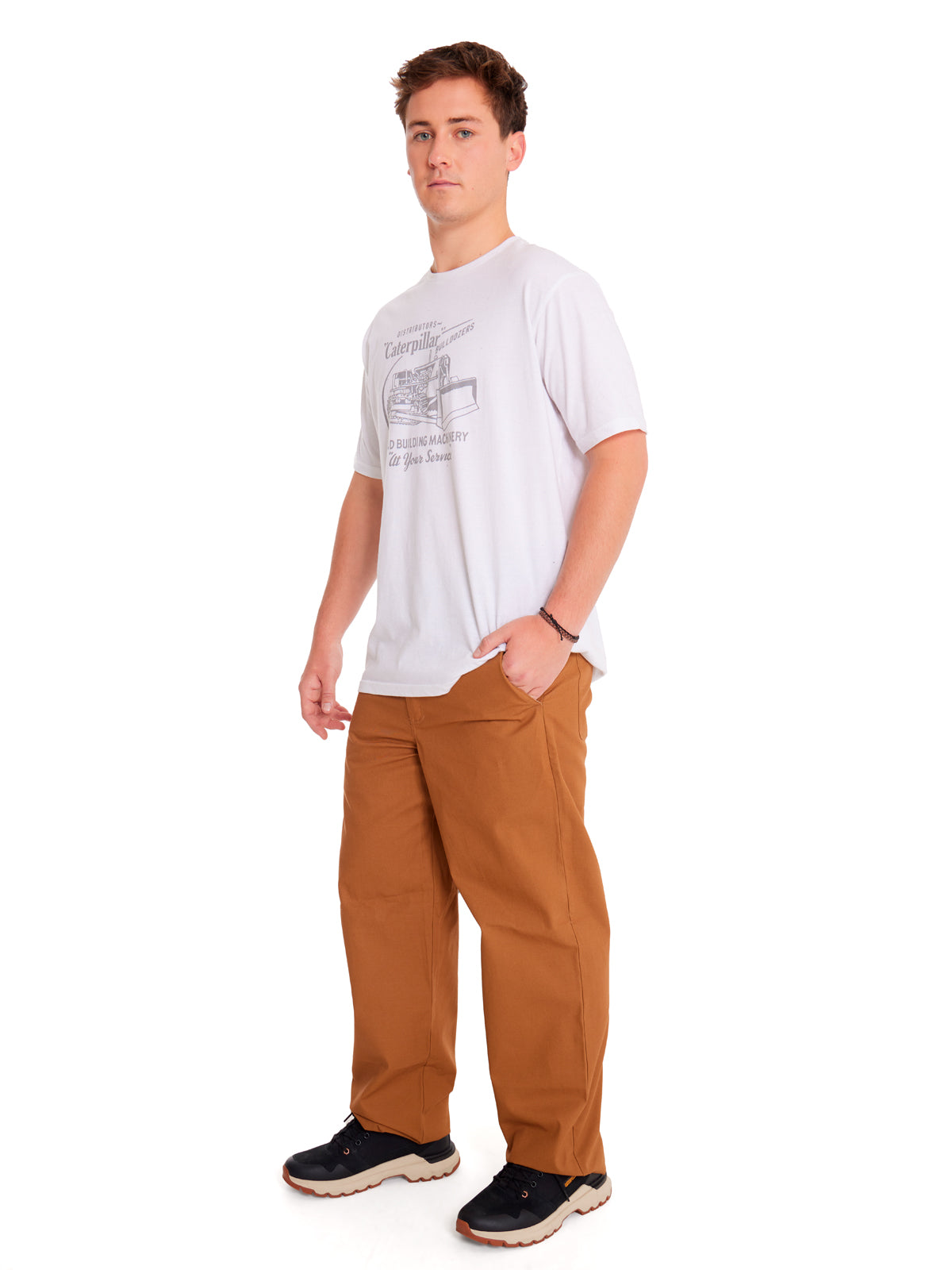 Pantalón Relaxed Twill Utilit Para Hombre Color Café-5