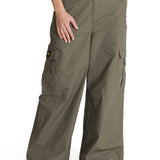 Pantalón Pull-On Cargo P Para Mujer Color Verde-1