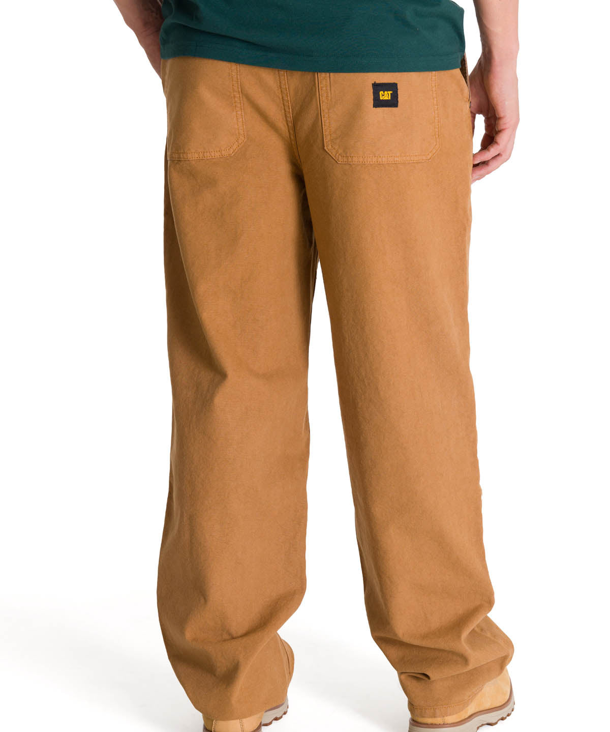 Pantalón Straight Double Fron Para Hombre Color Café-3