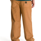 Pantalón Straight Double Fron Para Hombre Color Café-3