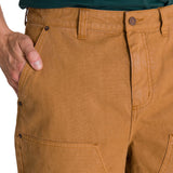 Pantalón Straight Double Fron Para Hombre Color Café-4