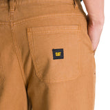 Pantalón Straight Double Fron Para Hombre Color Café-5