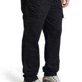 Pantalón Cargo Straight Pant Para Hombre Color Negro-1