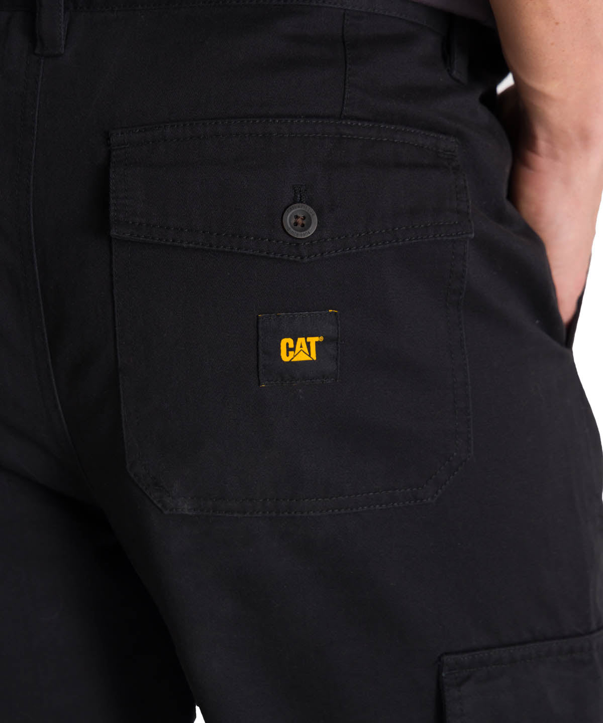 Pantalón Cargo Straight Pant Para Hombre Color Negro-5
