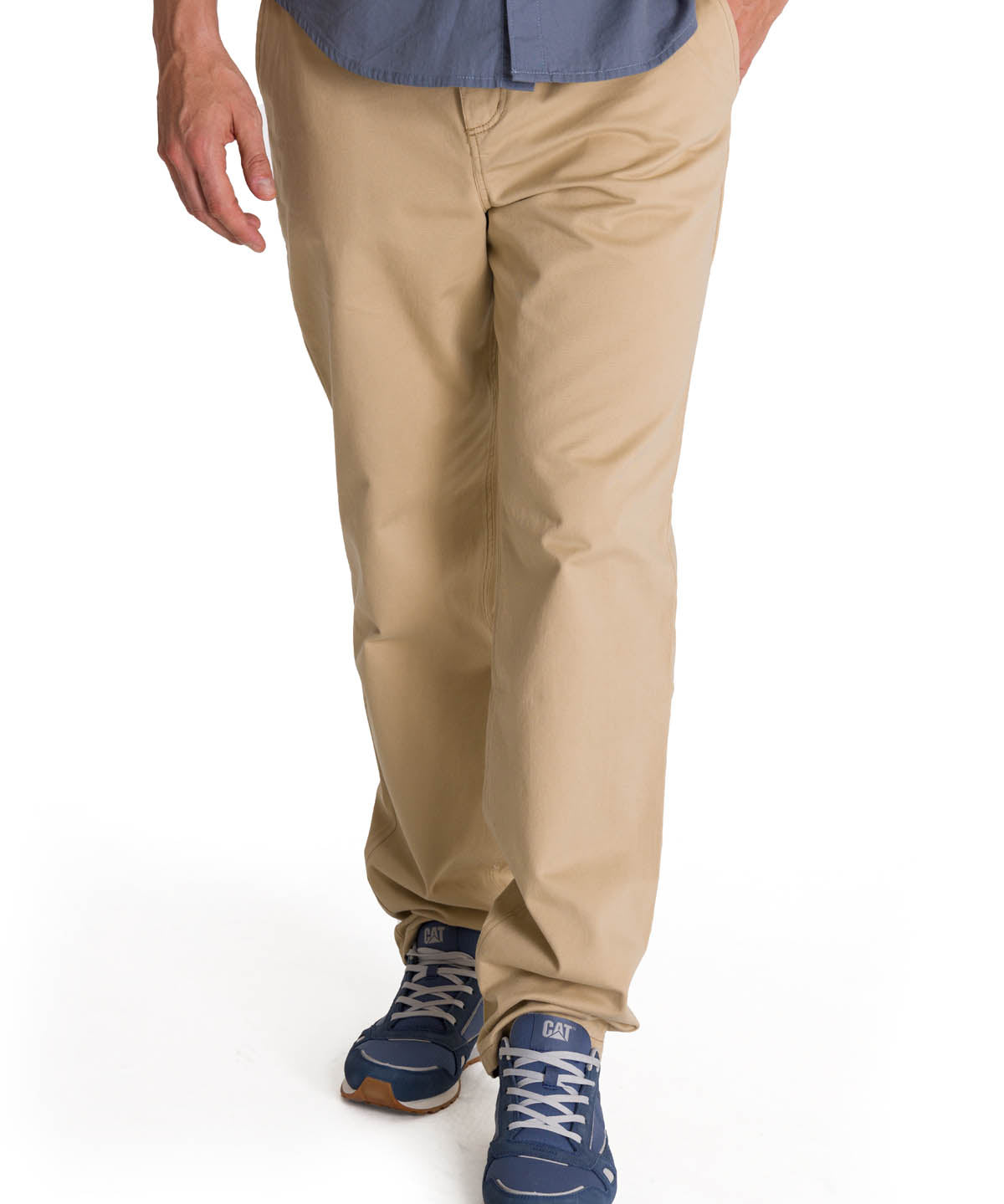 Pantalón Tapered Straight Chi Para Hombre Color Beige-1