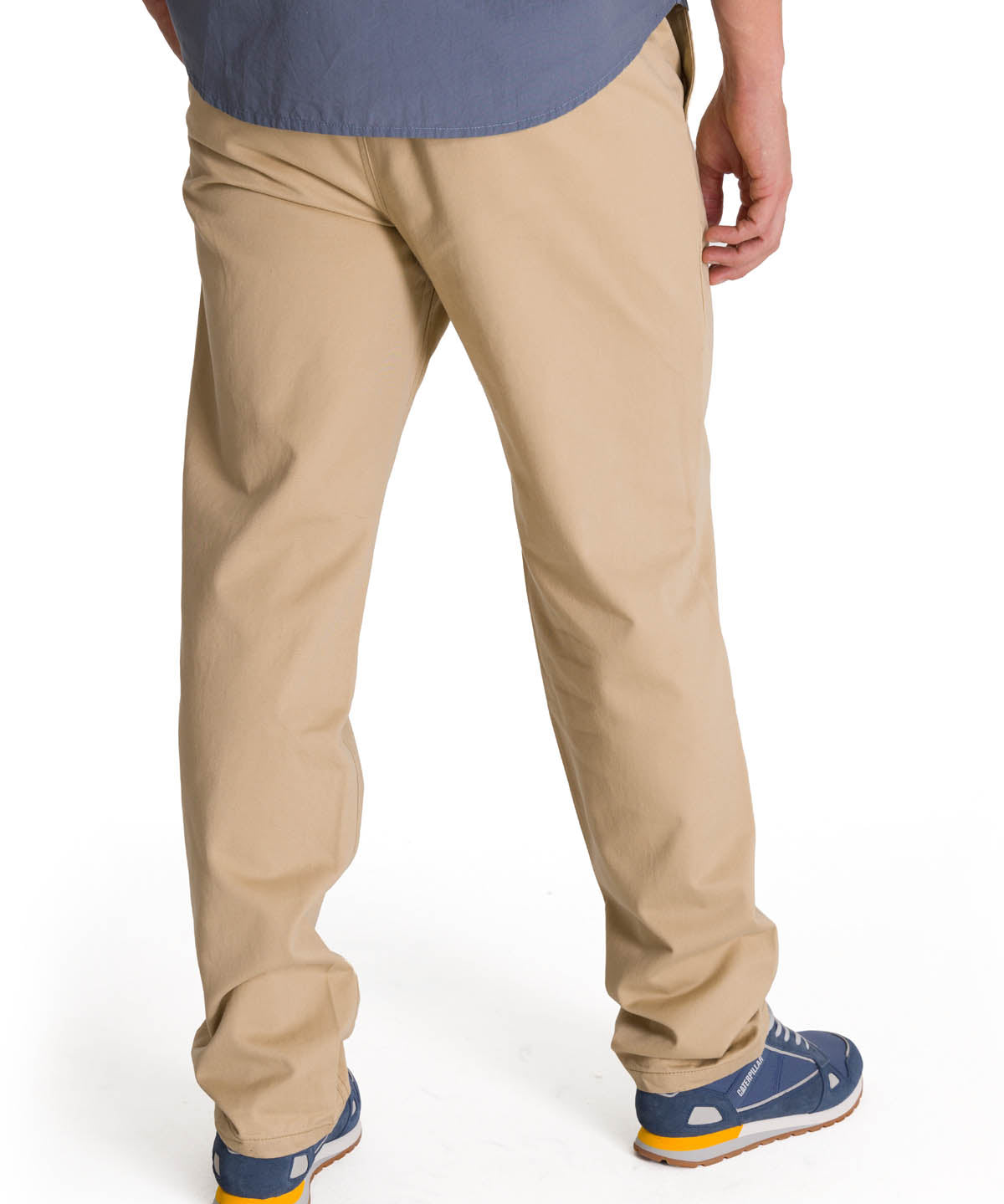 Pantalón Tapered Straight Chi Para Hombre Color Beige-4
