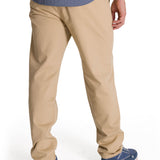 Pantalón Tapered Straight Chi Para Hombre Color Beige-4