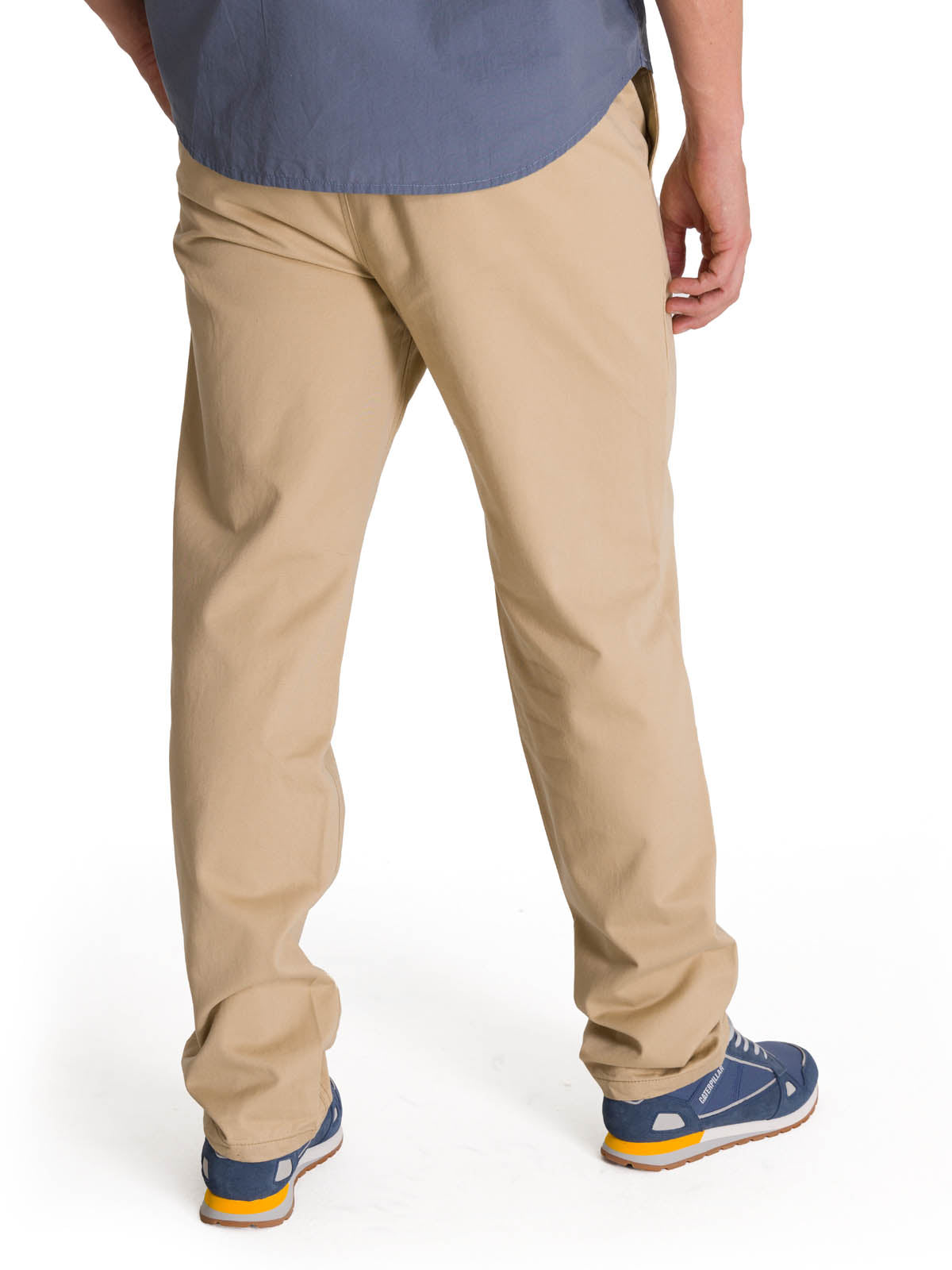 Pantalón Tapered Straight Chi Para Hombre Color Beige-4
