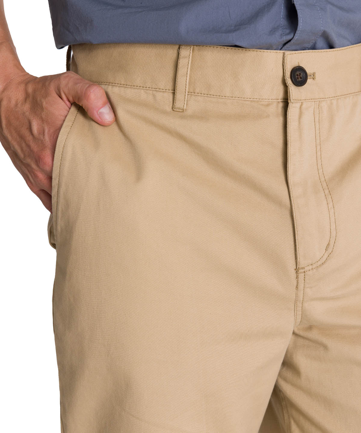 Pantalón Tapered Straight Chi Para Hombre Color Beige-5