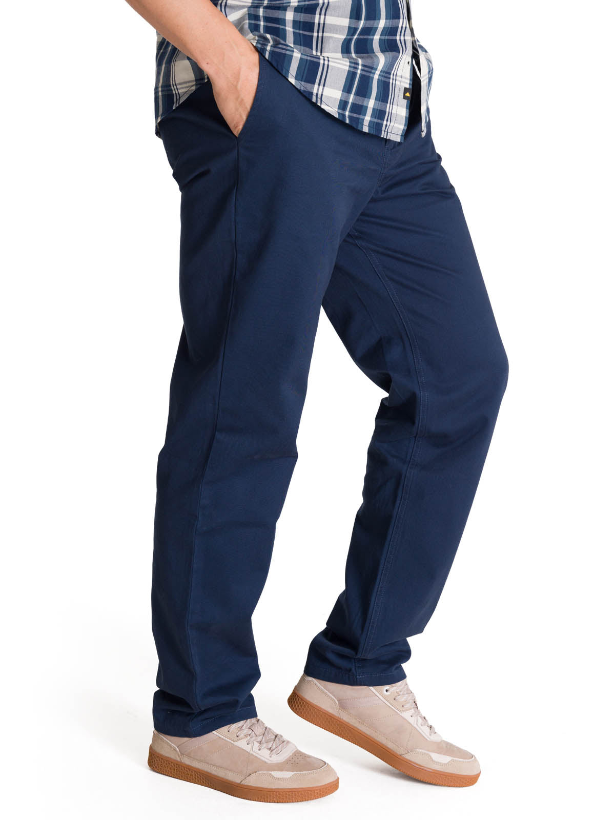 Pantalón Tapered Straight Chi Para Hombre Color Azul-3