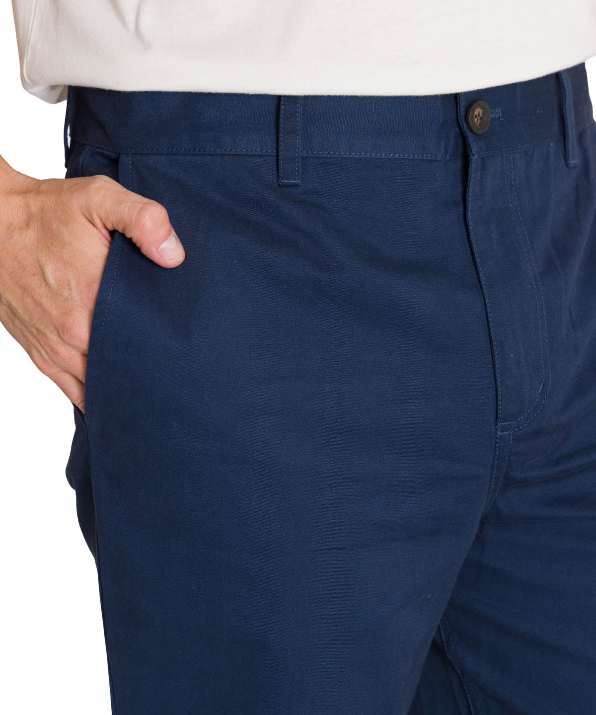 Pantalón Tapered Straight Chi Para Hombre Color Azul-5