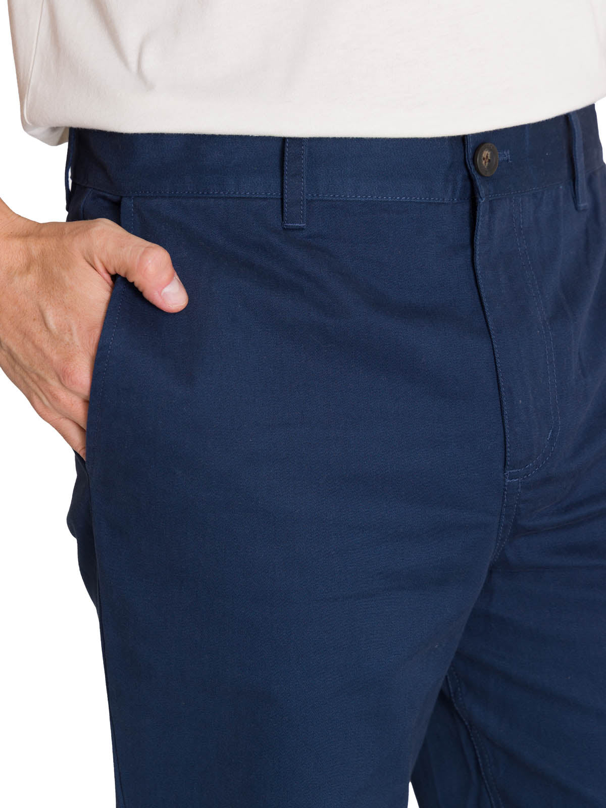 Pantalón Tapered Straight Chi Para Hombre Color Azul-5