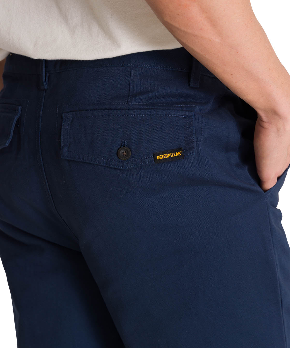Pantalón Tapered Straight Chi Para Hombre Color Azul-6