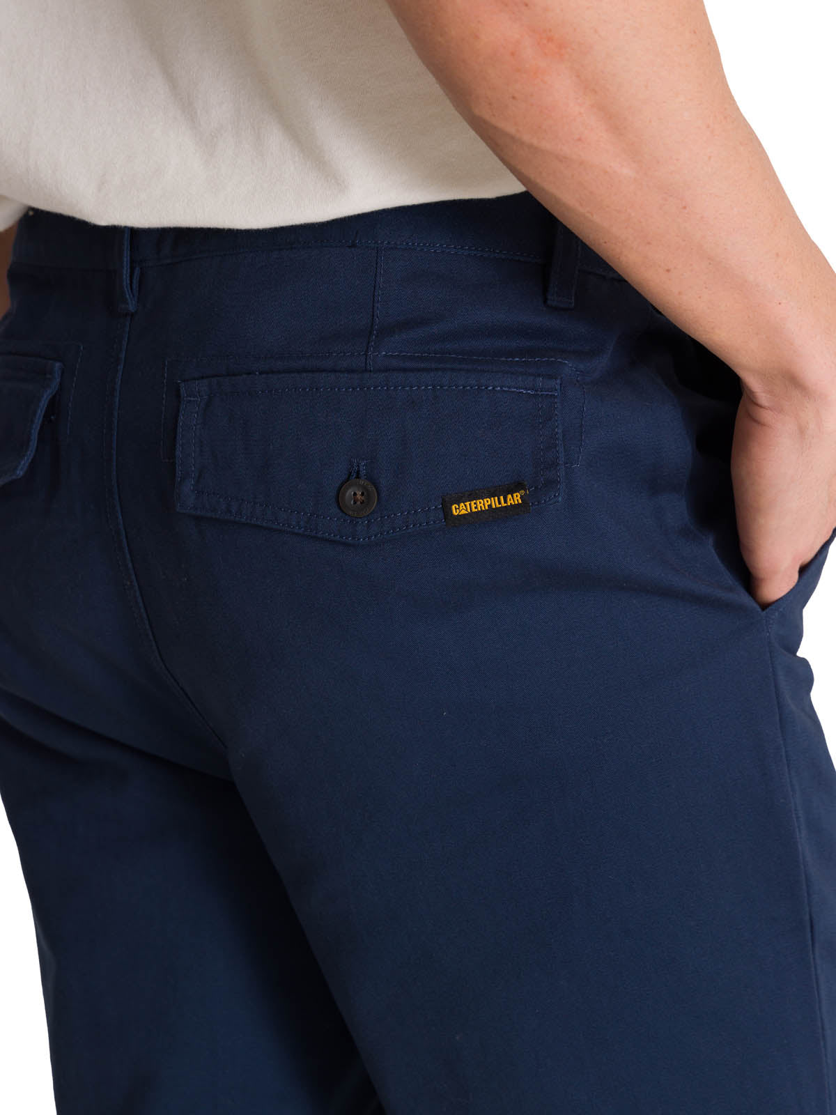 Pantalón Tapered Straight Chi Para Hombre Color Azul-6