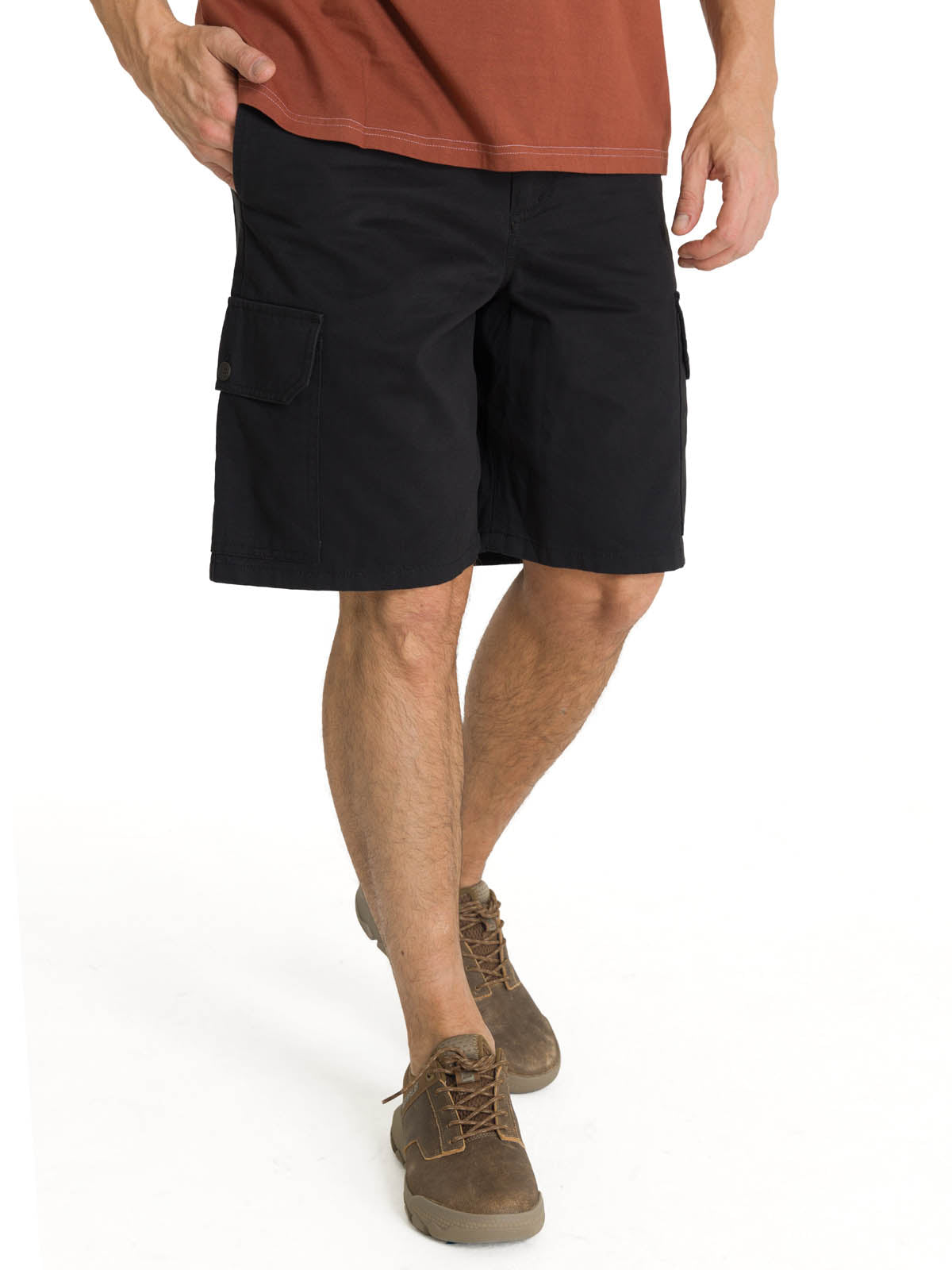 Short Cargo Short Para Hombre Color Negro-2
