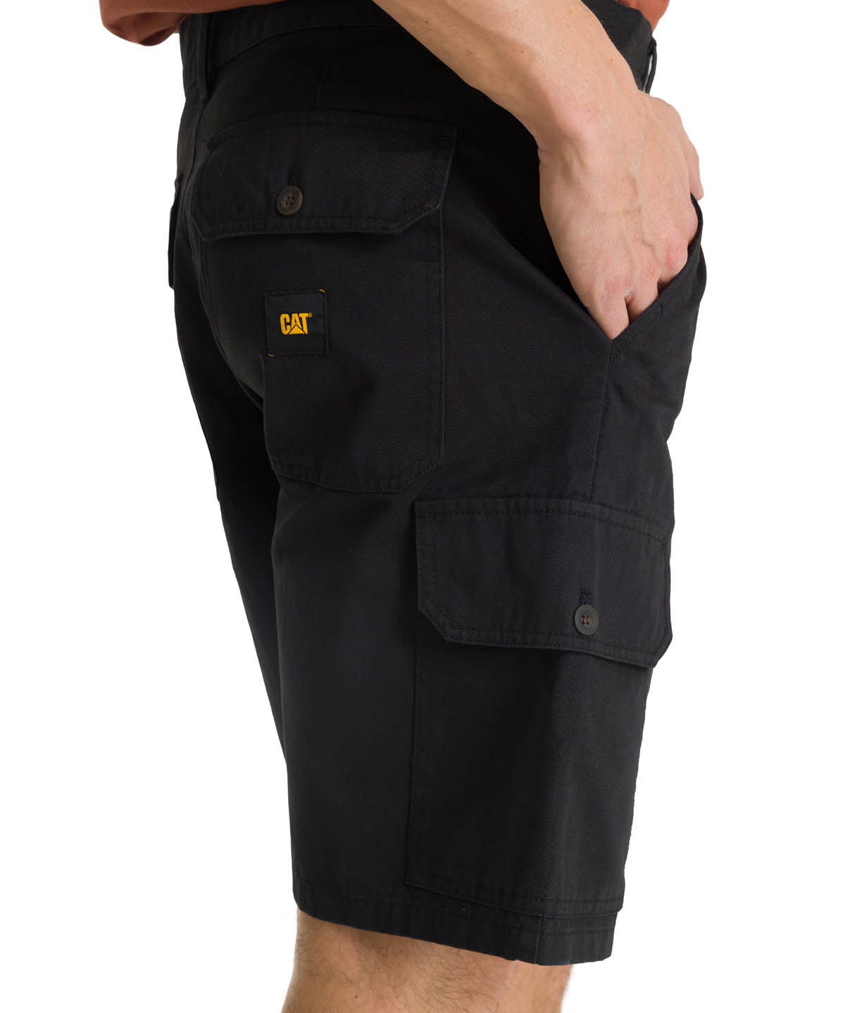 Short Cargo Short Para Hombre Color Negro-6