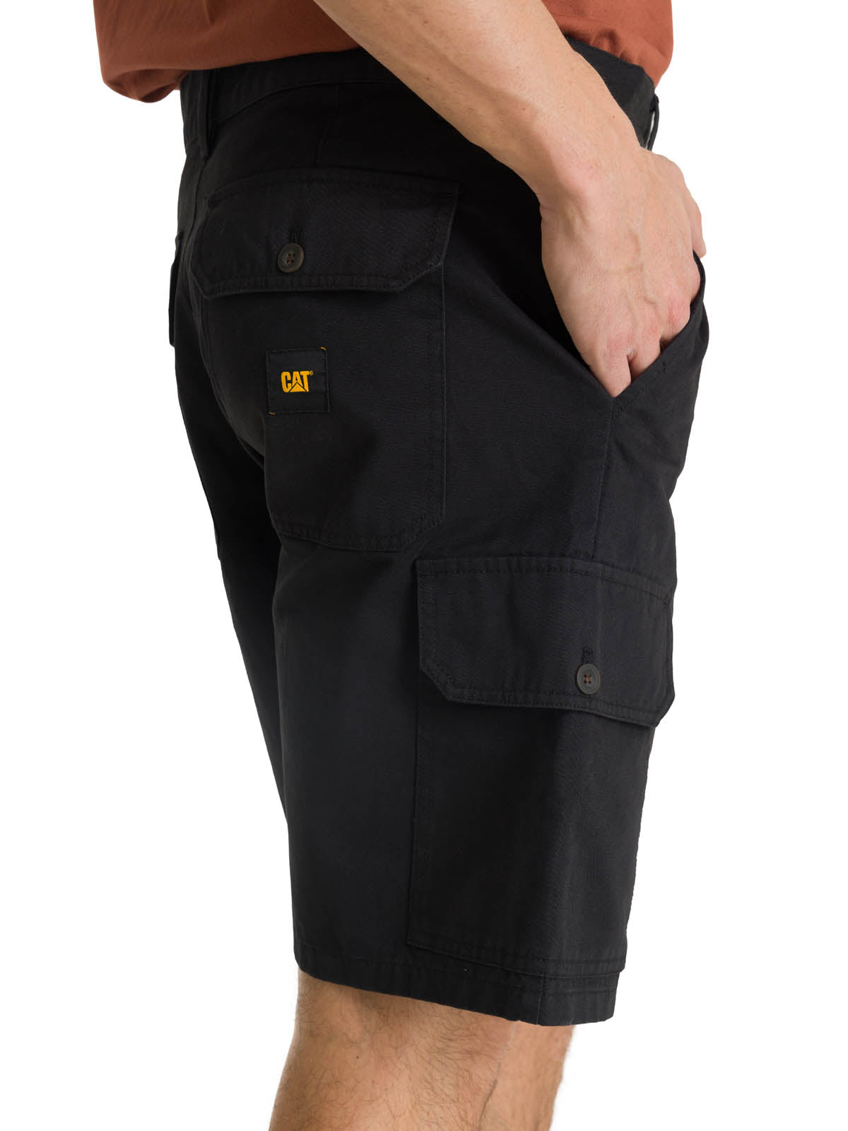Short Cargo Short Para Hombre Color Negro-6