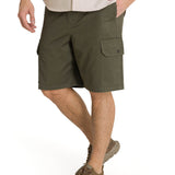 Short Cargo Short Para Hombre Color Verde-1