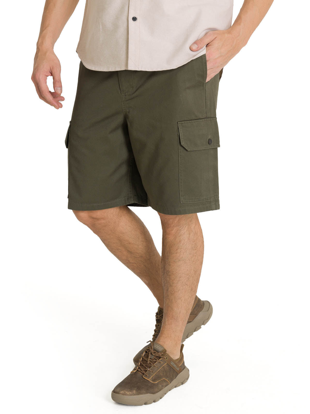 Short Cargo Short Para Hombre Color Verde-1