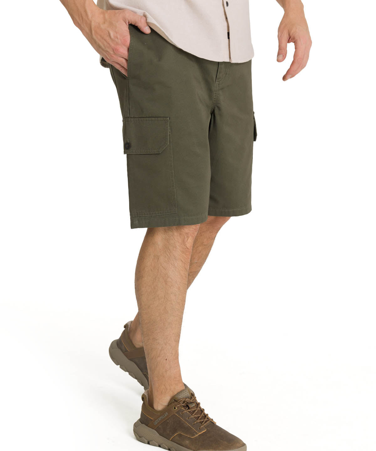 Short Cargo Short Para Hombre Color Verde-2