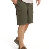 Short Cargo Short Para Hombre Color Verde-2