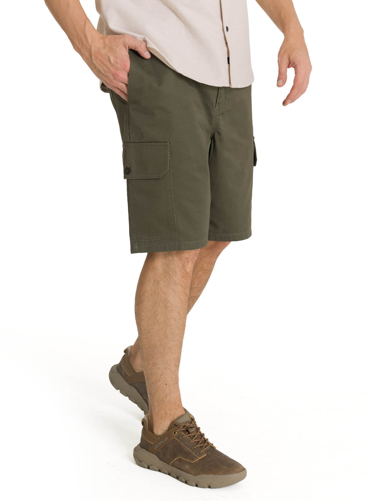 Short Cargo Short Para Hombre Color Verde-2